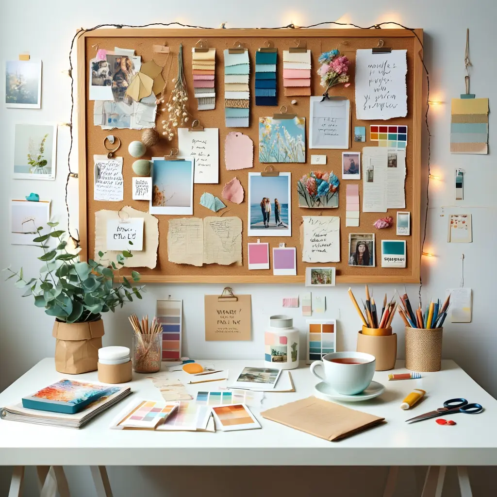 Kreativ moodboard inspiration