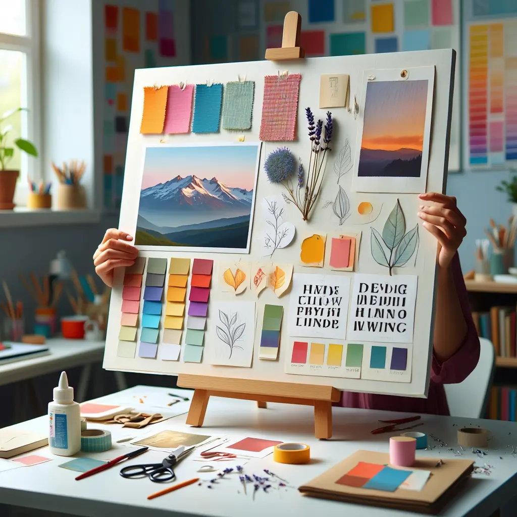 Moodboard skapandeprocess